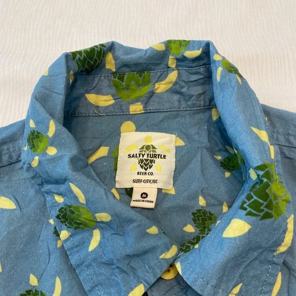 Salty Turtle Beer Co Button Up Shirt - Picture 3 of 11